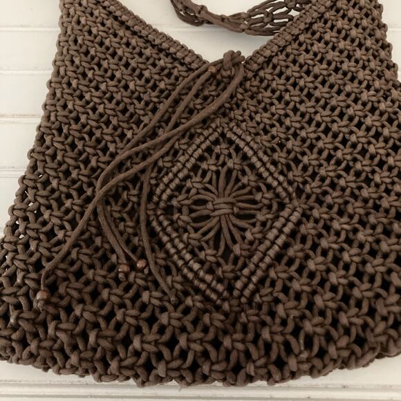 Macrame Women"s Shoulder Bag Boho Hippy - Picture 2 of 7